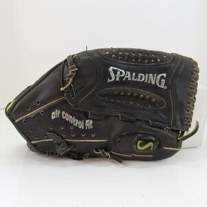 Spalding Air Control Fit Black RHT 5 Finger Baseball Glove Air Flex 13.5